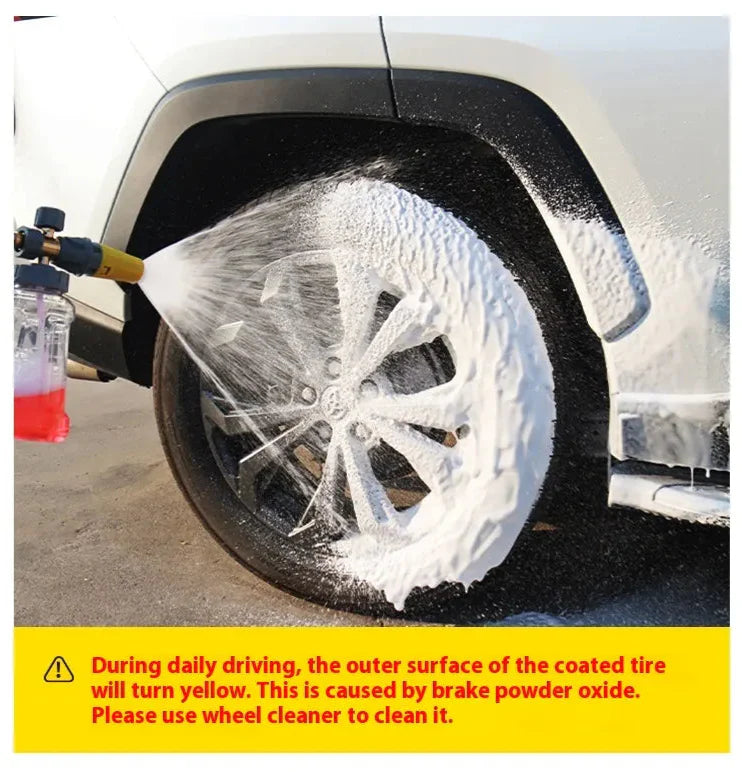 Tire Shine + Brush Kit