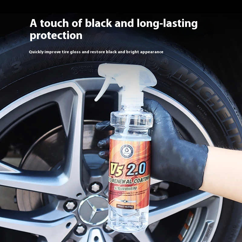 Tire Shine + Brush Kit
