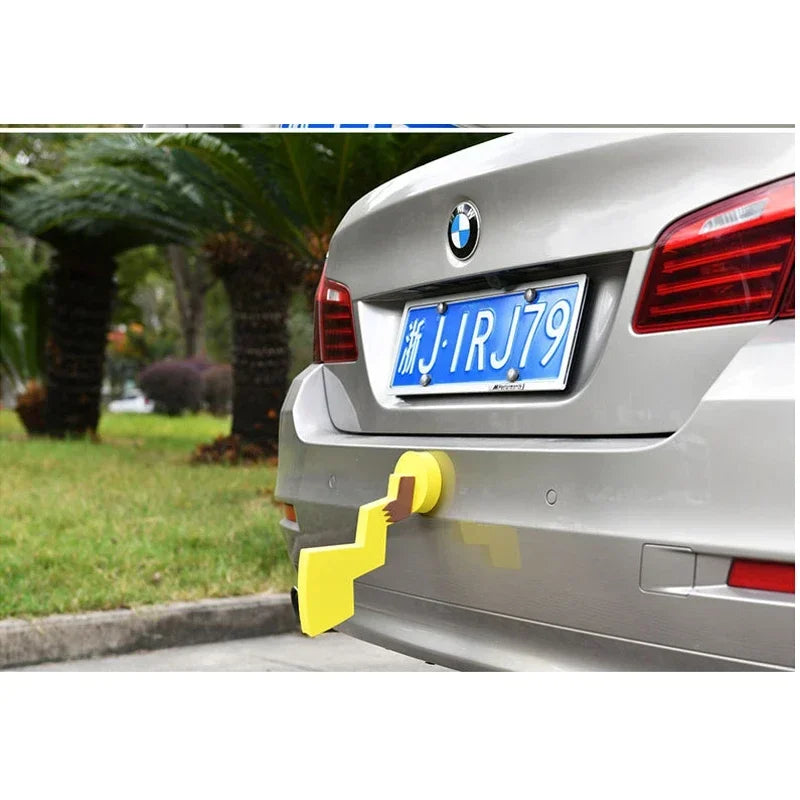 3D Cartoon Car Tail and Ears
