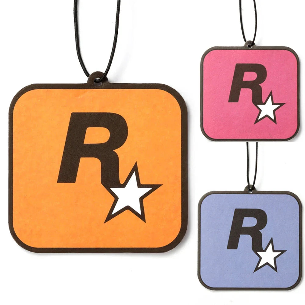 2Pcs Car R Star Fragrance
