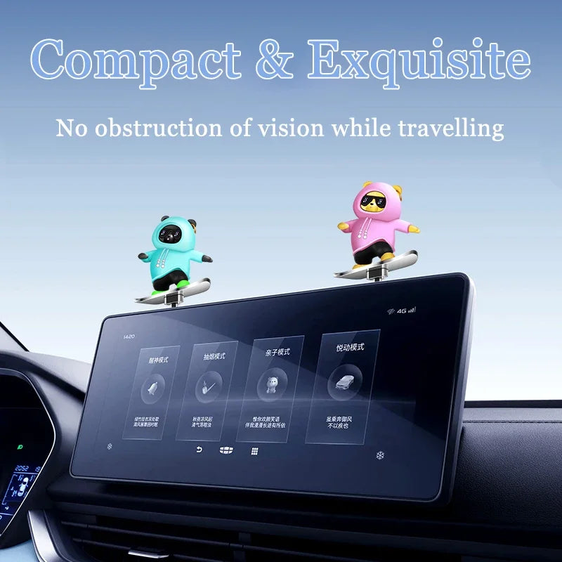 Cartoon Skateboard Bear