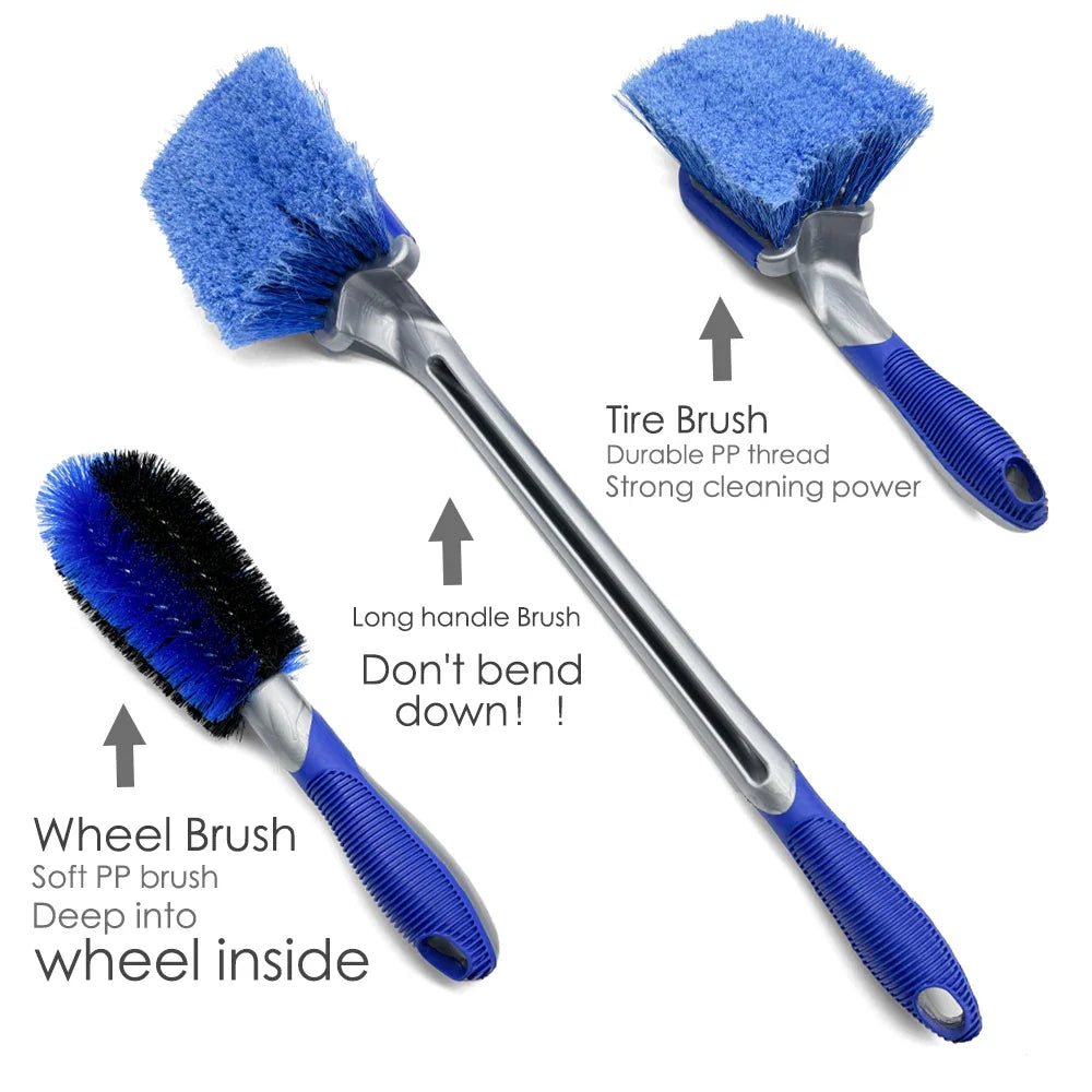 AutoBrite Tire Brush Set